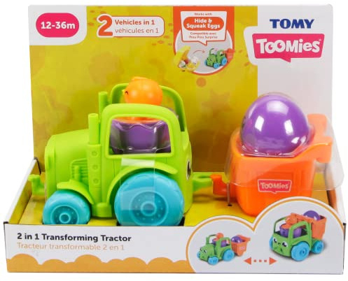 Rocco Giocattoli Tomy- Toomies Trattore Trasformabile 2 in 1
