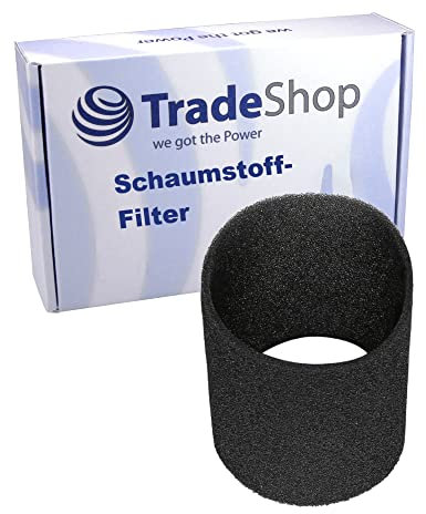 Trade-Shop Foam Filter / Vacuum Cleaner Filter Compatible with Hoover S 4348, S 4434, S 4310, S 4320 Central Filter, Alaska WVC 1600, LIV Extra 2000