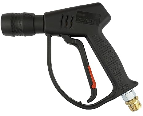Hochdruckpistole | für Nilfisk Alto Wap Kränzle D12 Hochdruckreiniger | bis 280 bar | arretierbar | M22x1,5 AG x lange Steckkupplung | Spritzpistole Ersatzpistole