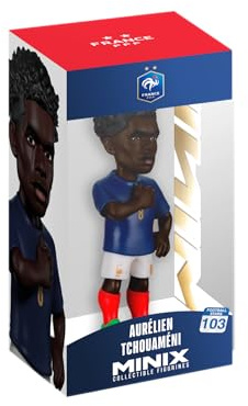 MINIX - National Football Stars Format - France - Tchouaméni - Figurine à Collectionner 7 cm