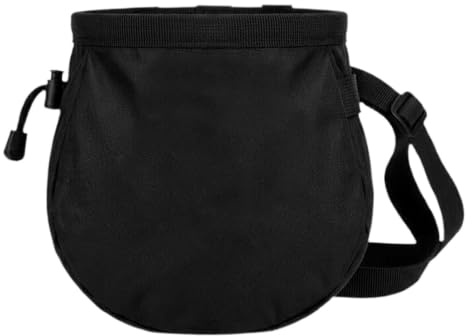 Boulder-Chalkbag med ytterficka och vattentät | med justerbart midjebälte och Chalkbag för klippklättring, bouldering, klättervägg, tyngdlyftning och gymnastik