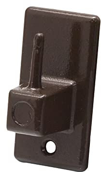 Gancho Visillo/Cortina Adhesivo Marron (Blister 2 Piezas)