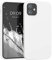 kwmobile Case Compatible with Apple iPhone 12 mini Case - Soft Slim Protective TPU Silicone Cover - White Matte