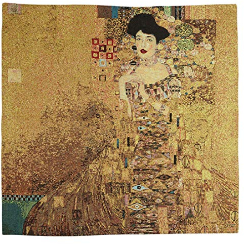 Belgian Tapestries Wandbehang 70 X 70 cm Klimt Adele Bloch Bauer Gobelin