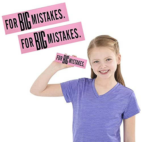 The Dreidel Company Jumbo Big Mistake Radiergummi, Schulbedarf, Partygeschenk (2er-Pack)