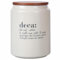 Villa d'Este Home Tivoli Barattolo caffè 800 ml in gres, coperchio in legno, Victionary Deca