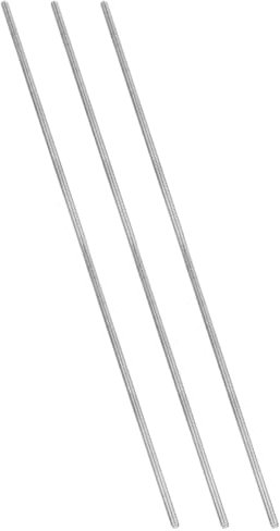 PATIKIL 5/16-18 UNC Varilla Roscada de Acero Inoxidable 304, 3pcs Espárragos de Barra de Varilla Completamente Roscados Rosca Derecha Pernos Prisioneros para Abrazaderas, 400mm Largo