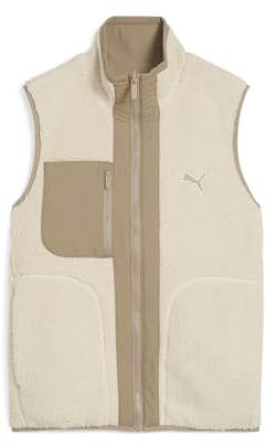 PUMA Unisex vändbar hybrid sherpa väst säsongsjackor (förpackning med 1)