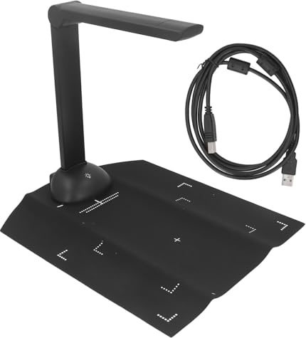 Scanner de Livres, Scanner de Documents de Livres, Scanner HD Portable, Scanner de Documents A3, Résolution 8MP 3672 X 2856, Portable Haute Vitesse A3 HD, Scanners de Documents