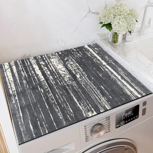 Disktorkmatta, 50 x 50 cm torkmatta för köksbänk halkskydd absorberande dräneringsmatta snabbtorkande kaffemaskin matta kök handfat skyddsmatta för kaffebar diskbänk bänkskiva, E