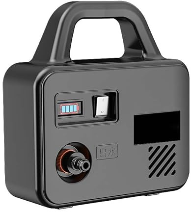 Bomba de agua de batería de litio, batería de 21 V, presión de 0,85 MPa, flujo de 25 l/min 260 W, manguera de 50 m, bomba de riego portátil para huertos, sistema de aspersor de césped