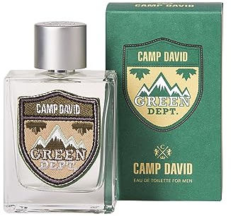 CAMP DAVID Green Dept. Herren Parfum | Eau de Toilette 100 ml im Glasflakon | Frisch-grün & holzig-aromatisch mit Cassisblatt und Bergamotte | Gepflegte Präsenz im Alltag & Büro