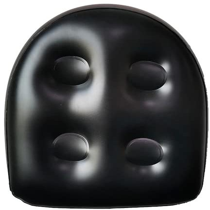 1 paquete de asiento elevador de spa y bañera de hidromasaje, cojín de masaje de bañera inflable, alfombrilla de masaje de relajación con ventosas, almohadilla de spa de apoyo de espalda suave para