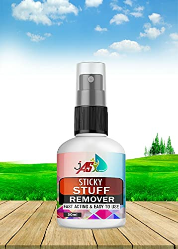 Sticky Stuff Remover Label Residue Chewing Gum Tar Sticker Price Tags Tape Gum (30ML SPRAY)