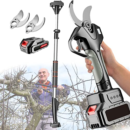 Akku-Gartenschere, Elektrisches Gartenscherenwerkzeug, Lcd-Display, Elektrische Gartenschere, Li-Ion-Schere, Akku-Gartenschere, 1–78 Mm Schnittdurchmesser Mit Wiederaufladbarem Akku,1battery
