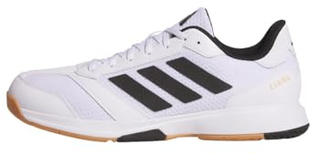 adidas Men's Ligra 8 Mens Indoor Shoes, Cloud White/Core Black/Cloud White, 10 UK