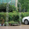 Robuster Rosenbogen für den Garten, Hochzeitsbogen, Kletterpflanzenbögen, Pergola-Dorn, Metallrohrbogen, Gehweg, für Dekoration, Rankgitter, Stützrahmen, witterungsbeständig (Farbe: Weiß, Größe: 210