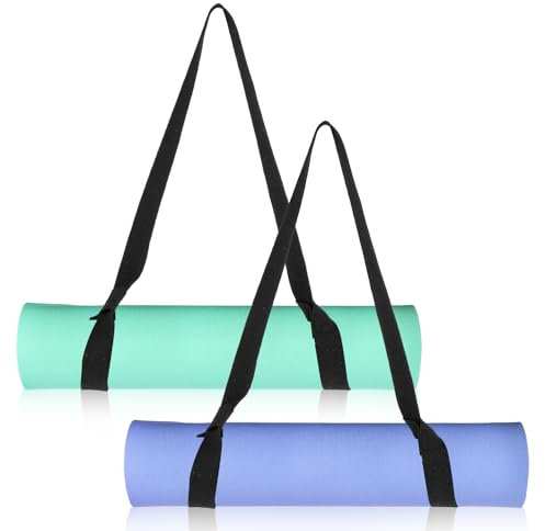 Lusofie Lot de 2 sangles de transport réglables - Multi-usages - Rangement et organisation - Tapis de yoga, gymnastique et sport