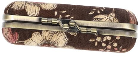 BESTYASH Porta Rossetto Vintage Con Stampa Floreale e Specchietto Custodia Compatibile Con Tubetti Standard Organizer Compatto e Leggero Per Donna Custodia Protettiva Da Viaggio