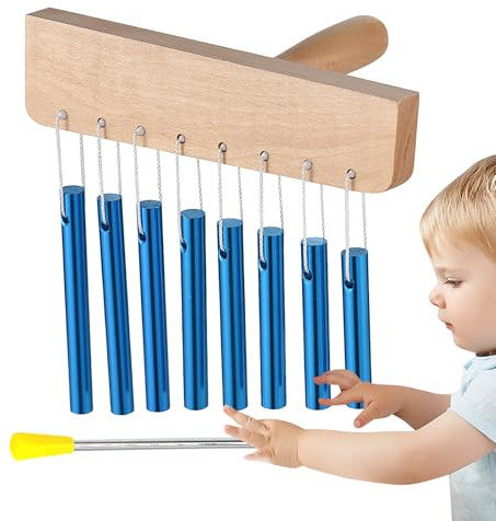 Slagklockor, meditationsklockor, enkla klockor, manuella slaginstrument, ljudläkningsverktyg för vuxna, kvinnor, män och nybörjare.