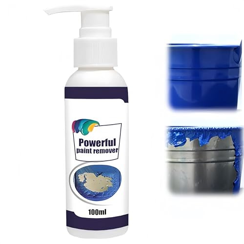 Decapante de pintura de alta eficiencia, aerosol decapante de pintura industrial mejorado 2025, gel antigoteo en aerosol para metal, madera, ladrillo y concreto (1 Piezas)