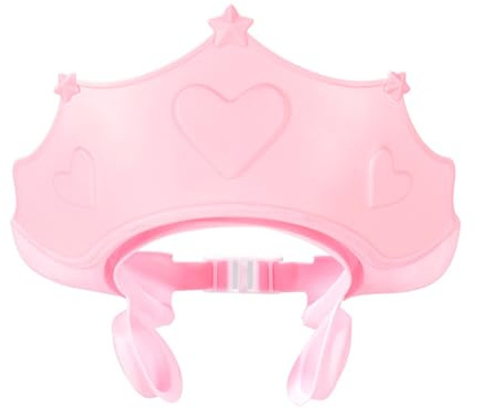 Cuffia da doccia per bambini – Sciacquatrice da bagno per bambini, morbida cuffia protettiva per le orecchie, morbida cuffia regolabile per baby shower, cappello per lavare i capelli, per