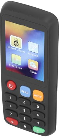 Eacam Fotocopiatrice di Schede NFC, Duplicatore di Ascensori ID IC con Simulazione NFC, 13,56 MHz, Batteria Integrata per, Lettore di Schede X7 (5 Carte T5577 5 Fibbie T5577)