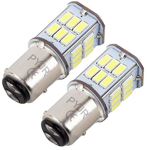 P21/5W 1157 Bay15d Led Bulb, 5W Dc 10-30V Super Bright White Colour 6000K For Car Reverse, Turn Signal, Tail Light, Brake Lights, Parking Light. (Pack Of 2)