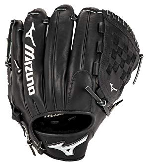 Mizuno Herren GMP2CK-100DT Ballhandschuh, schwarz/Silber, 12