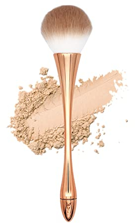 Puder Makeup Pinsel Make up Pinsel,Kabuki Schminkpinsel für Gesicht große Abdeckung Mineral Puder Bronzer Powder Foundation Blending Blush Buffing (Roségold)
