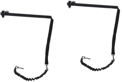 INOOMP 2 Sätze Fahrrad Hundewalker Zugseil Für Haustiere Sicherheitsseil Für Haustiere Für Haustiere Elektrisches Kabel Haustierleine Draussen Joggen Hundeleine Kind Metall