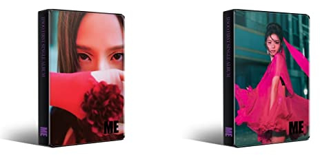 JISOO BLACK PINK - 1st Single Album Me YG TAG ALBUM version CD (Random ver.)