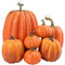 Herbst_-kürbis_Dekoration, 7 Stück Kürbisse zum Dekorieren, große orangefarbene künstliche kürbis_Herbstdekorationen, künstliche künstliche Kürbisse, Schaumkürbisse für Herbst_ Halloween Dekorationen