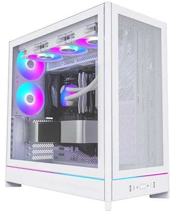 Montech HS01 PC-Geh?use, Midi-Tower, ATX, aRGB, Tempered Glass - wei?