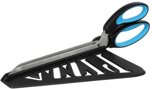 Cabilock 1 Pieza Tijeras para Pizza Inoxidable con Desmontable Accesorio de Cocina Multifuncional Color Azul