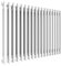 ELEGANT 600 x 812 mm Traditional Horizontal Cast Iron Style Radiator with White Double Column