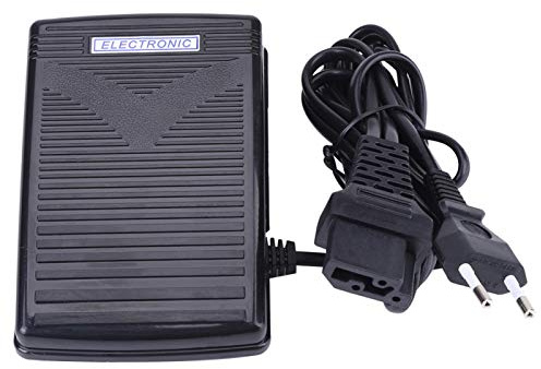 ASHATA Inicio Máquina de Coser Pedal de Control de Pie con Cable de Alimentación,Herramientas de Costura Pedal de Control de Pie,Una Parte Práctica de La Máquina de Coser