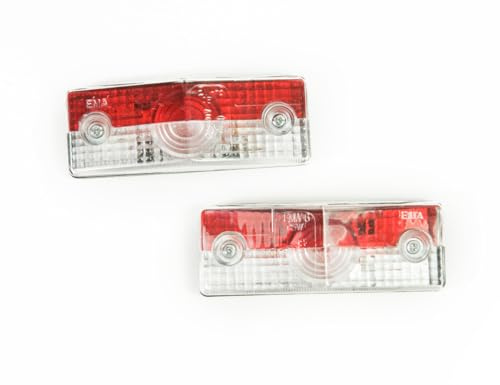 Web Truck Set di luci di ingombro rosso/bianco Luce di posizione Indicatore di direzione laterale Lampadine per camper, caravan