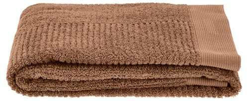 Zone Denmark Classic Handtuch, weiches Handtuch mit hoher Saugfähigkeit, 100% Baumwolle, 100 x 50 cm, Terracotta