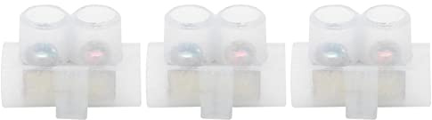 Bloque de Regleta de Terminales, Bloque de Terminales de 50 Piezas, Conector de Resorte de Bloque de Terminales, Cable de Conexión de Tipo Pasante de 20 A, Terminales de Cable de