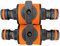DEFIYEAR 2 Pack Hozelock Connectors, Quick Release Double-Tap Nozzle Valve for Hozelock Connectors and Fittings, Hose Pipe Connector, for Hozelock Tap Connector Garden Shut-Off Valve Hozelock Fittings