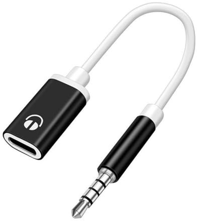 Hiemible Cable de Audio Hembra de 3,5 mm Macho a Tipo C, Cable estéreo de Coche para Auriculares Tipo C a 3,5 mm, Convertidor de Adaptador de teléfono móvil de, Adaptador de Auriculares