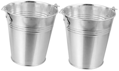 BAZEITFLOW 2pezzi Secchiello Olio Portatile per Barbecue Contenitore per Sgrondo Multifunzionale Riduce Fumo e Macchie per BBQ da Giardino e Campeggio