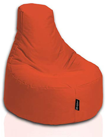 BuBiBag Gamer Sitzsack, Lounge Sessel, Gaming Sitzsäcke, Indoor & Outdoor Kissen für Kinder und Erwachsene (Sunflower;Ø:80cm)