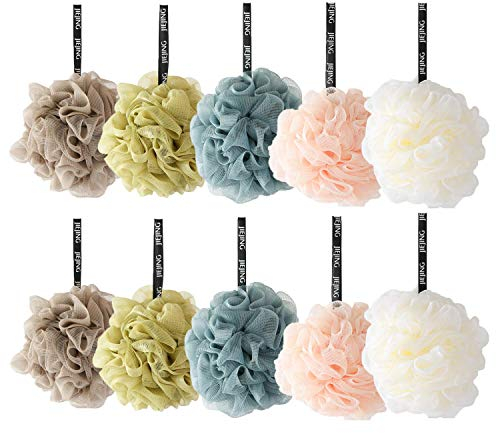Bekith 10pcs Bagno Doccia Spugna Esfolianti Spugna Doccia in Luffa