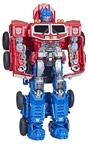 Transformers: Il Risveglio, action figure convertibile Smash Changer di Optimus Prime da 22,5 cm, per bambini dai 6 anni in su