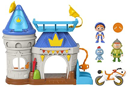Fisher-Price Gus El Caballero Diminuto Set de Juego Reino del Castillo con Figuras, Juguete para niños (Mattel HGK33)