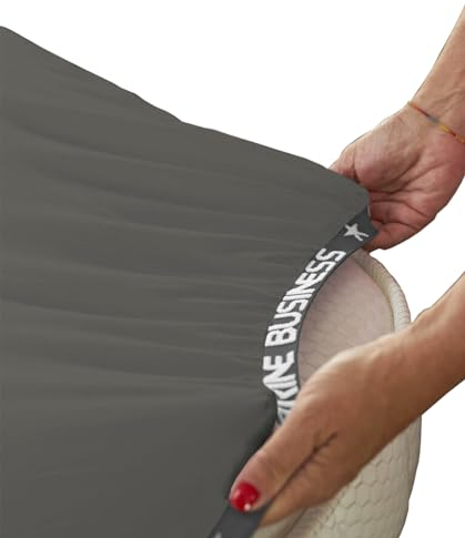 Boot Spannbettlaken Typ D Grau, einseitig zulaufend