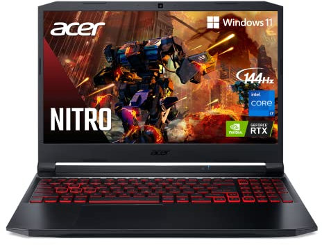 acer Nitro 5 Gaming Laptop | Intel Core i5-10300H | NVIDIA GeForce RTX 3050 | 15.6 FHD 144Hz IPS Display | 8GB DDR4 | 512GB NVMe SSD | Intel Wi-Fi 6 | US English Backlit Keyboard | Windows 11 Home