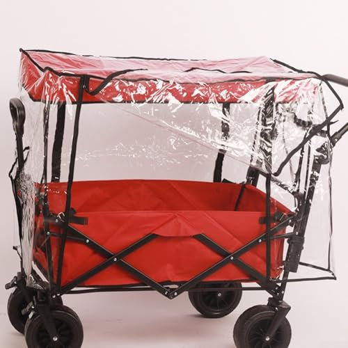 Outdoor Campervan Rain Cover, Camping Trolley Rain Cover, 91 * 51 * 74cm Garden Picnic Wagon Stroller Cart Cover, Waterproof